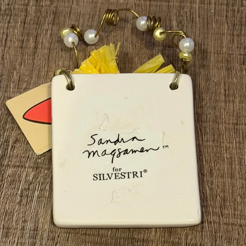 Silvestri Sandy Magsamen Congrats Gift Ceramic Ornament Plaque Department 56
